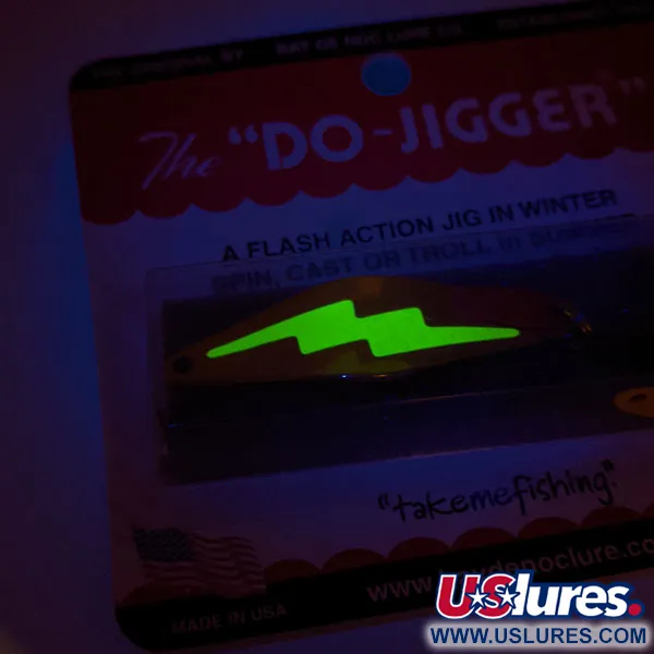 Bay de Noc Do-Jigger #3 UV, 9g nikkeli/keltainen UV, lusikkauistin #20264