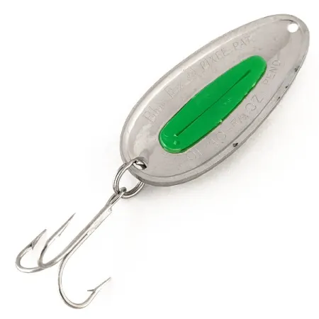 Blue Fox Pixee UV Lusikka, Vasaroitu nikkeli/Vihreä, 24g, UV, #12445