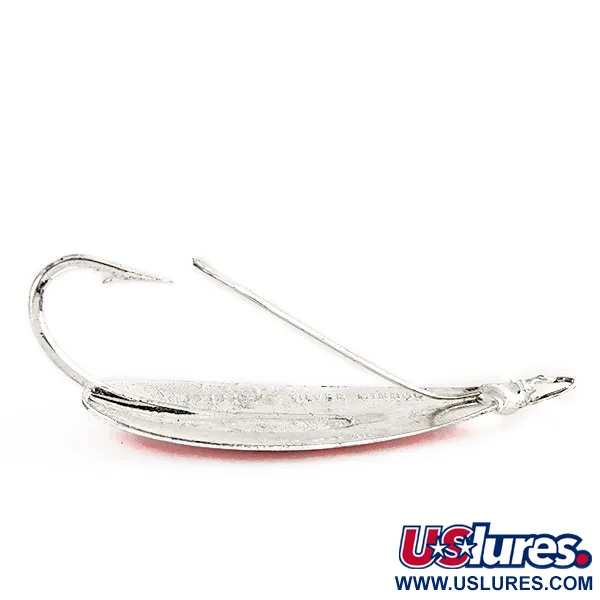 Johnson Weedless Silver Minnow UV Lusikka, Hopea/Oranssi, 12g, #12487