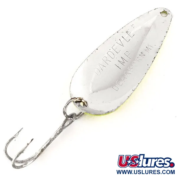 Eppinger Dardevle Imp UV Lusikka, Kelt/Vaaleanpun/Nikkeli, 11g, #12513