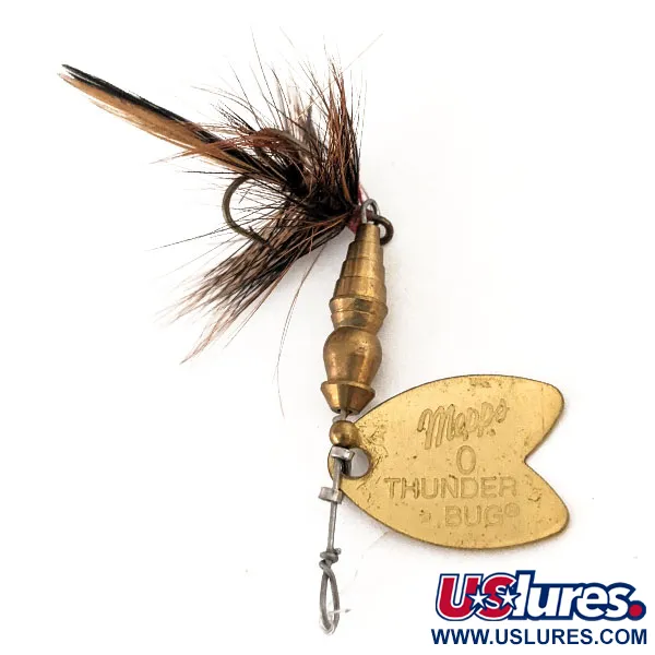 Mepps Thunder Bug Lippa, Kulta, 2.8g, Häkiläkoukku, #12557
