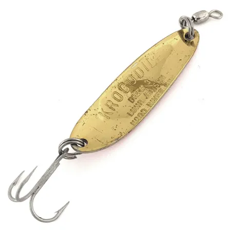 Luhr Jensen Krocodile Die #3 Lusikka, Kulta/Oranssi, 10g, Heitto, #12649