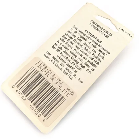 Luhr Jensen Hus-lure Lusikka, Oranssi / Nikkeli, 4g, Ultra-Light, #12673