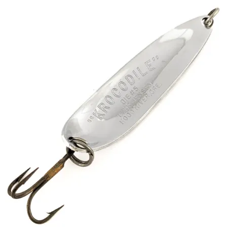 Luhr Jensen Krocodile Die #5 Lusikka, Nikkeli / Vihreä, 28g, #12693