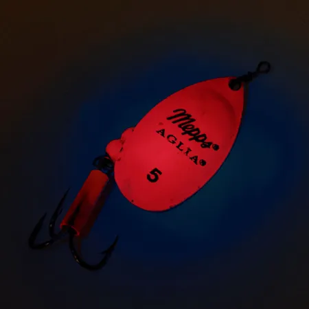 Mepps Aglia 5 Lippa, Hot Pink UV, 14g, UV-Pinnoite, #12695