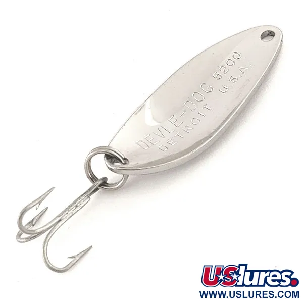 Dardevle Devle Dog 5200 Lusikka, Nikkeli, 7g, Vintage, #12822