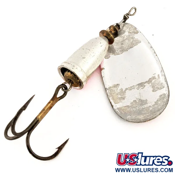 Blue Fox Super Vibrax 5 Lippa, Hopea/Kirjolohi, 13g, #12832