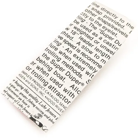 Luhr Jensen Super-Duper 503 Lusikka, Ruskea/Punainen, 4.3g, #12843