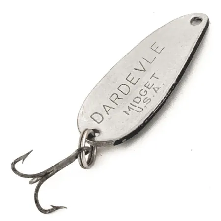 Eppinger Dardevle Midget, 6g Musta / Valkoinen / Nikkeli, Lusikkauistin #12850