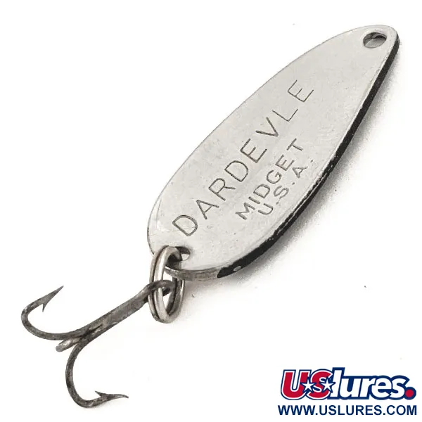 Eppinger Dardevle Midget, 6g Musta / Valkoinen / Nikkeli, Lusikkauistin #12850