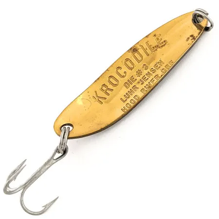 Luhr Jensen Krocodile Die #3 Lusikka, Kelta/Musta/Kulta, 10g, #12880