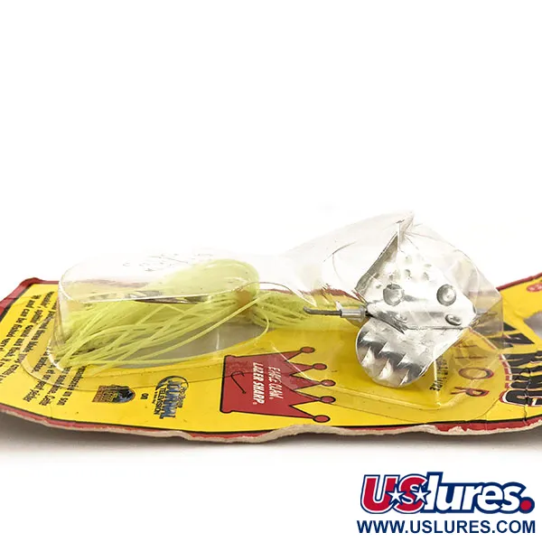 Strike King Buzzbait Buzz King, Nickel/Chartreuse, 5,3g, 3-lapainen, #12891