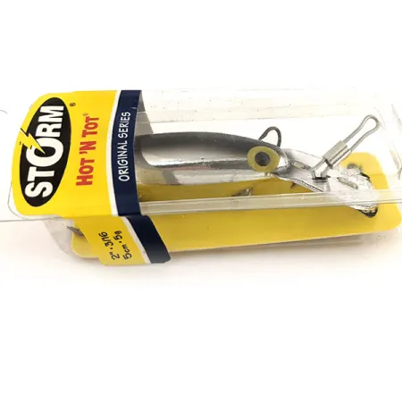 Storm Original Hot'N Tot Vaappu, Musta / Hopea, 6,5g, Metallilevy, #12897