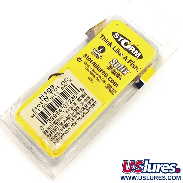 Storm Original Hot'N Tot Vaappu, Musta / Hopea, 6,5g, Metallilevy, #12897