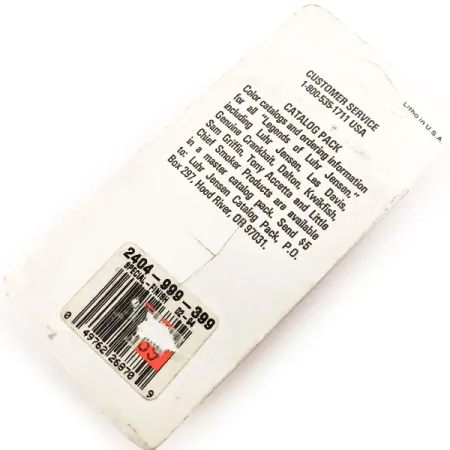 Luhr Jensen Bear valley Dressed Lippa, Messinki/Hopea, 14g, #12904