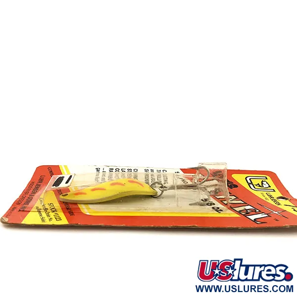 Luhr Jensen Little Jewel Lusikka, Keltainen / Punainen, 18g, Vintage, #12908