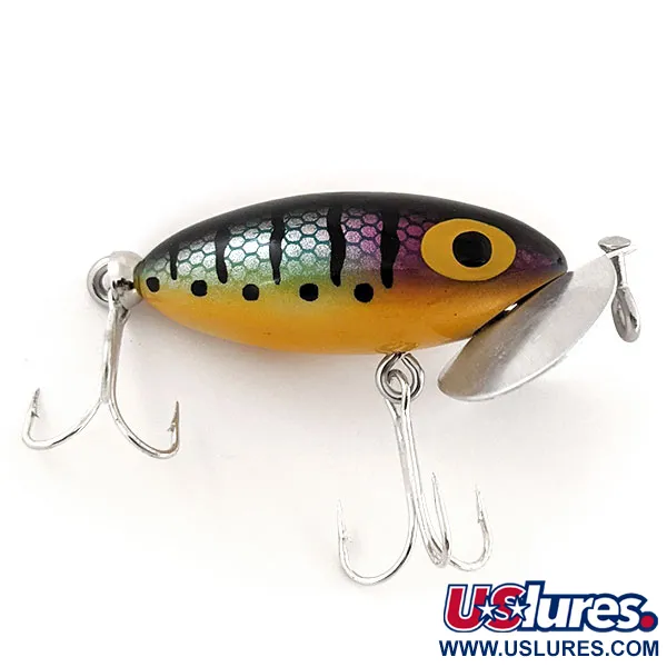 Fred Arbogast Jitterbug, Rainbow Perch, 7g, Pintauistin, #12930