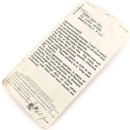 Luhr Jensen Loco 3 Lusikka, Kulta, 17g, Vasaroitu, #13000