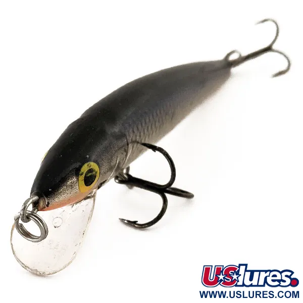 Rapala Husky Jerk 10 Suspending, Hopea/Musta, 10g, #13001