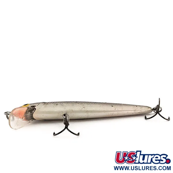Rapala Husky Jerk 10 Suspending, Hopea/Musta, 10g, #13001