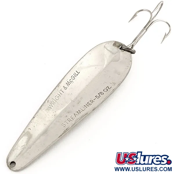 Wright & McGill Streamliner Lusikka, Nikkeli/Harmaa, 18g, Retro, #13030