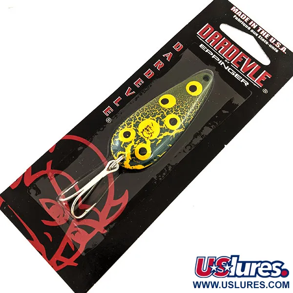 Eppinger Dardevle Imp Lusikka, Frog, 11g, Nickel Back, #24484