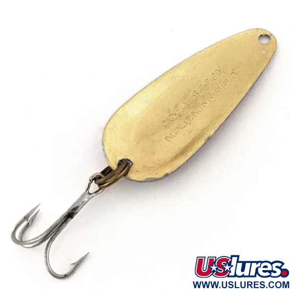 Nebco Aqua Spoon Lusikkauistin, Pakotettu Kulta, 7g, Vintage, #13078
