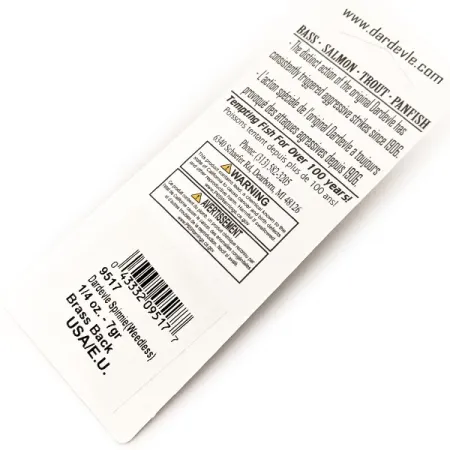 Eppinger Dardevle Spinnie, Five of Diamonds, 9g, ruohosuojattu lusikkauistin #20297