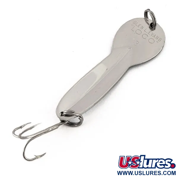 Glen Evans Loco 3 Lusikka, Nikkeli / Sininen, 17g, Prismaiho, #13100