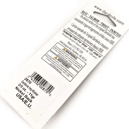 Dardevle Imp Klicker UV Lusikka, Electric Lime, 11g, #24533