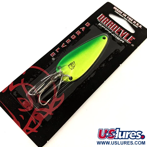 Dardevle Imp Klicker UV Lusikka, Electric Lime, 11g, UV, #24481