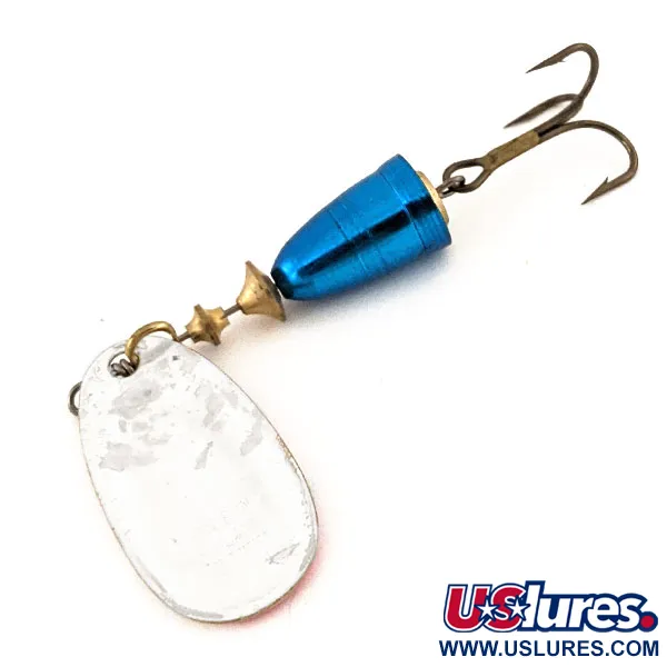 Blue Fox Super Vibrax 3 Lippa, Sini/Hopea, 8g, Messinkiratas, #13105