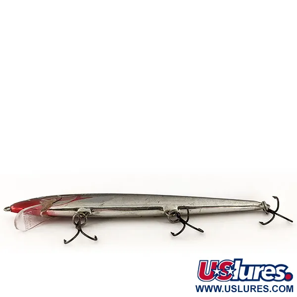 Rapala Husky Floating 13 Vaappu, Chrome Red Head, 9g, Balsa, #13120