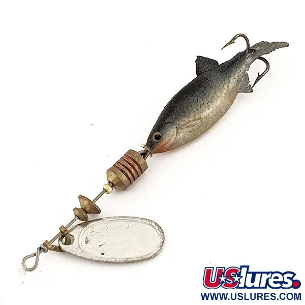 Mepps Comet Mino 1 Lippauistin, Hopea, 4.6g, Kumikala, #13127