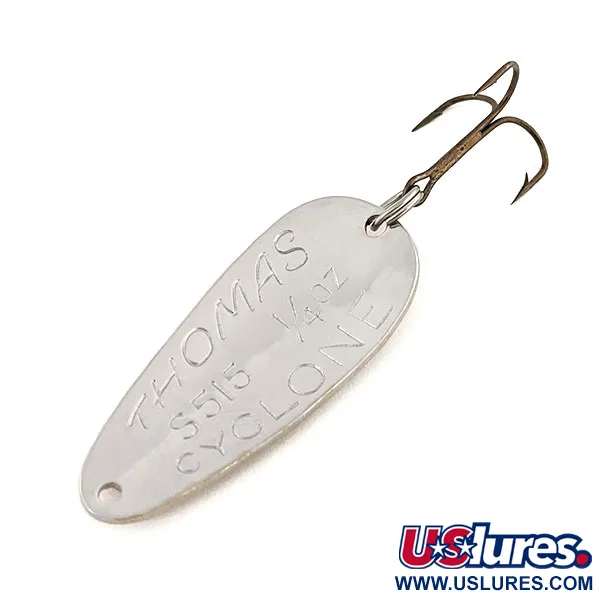 Thomas Cyclone Lusikka, Vasaroitu nikkeli, 7g, Punaiset täplät, #13131