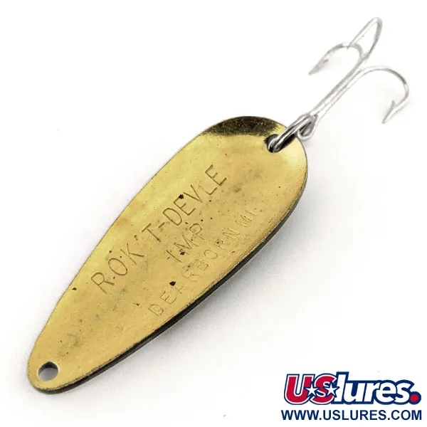 Dardevle Rok't Imp Lusikka, Musta/Valkoinen/Messinki, 21g, Vintage, #13136