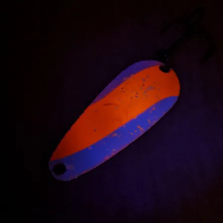 Nebco Tor-P-Do 2 UV Lusikka, Puna/Valkoinen, 14g, UV Glow, #13144