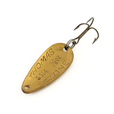 Thomas Cyclone Lusikka, Vasaroitu messinki, 4,3g, Vintage, #13155