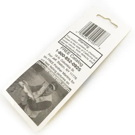 Panther Martin 2 Lippa, Keltainen, 2,5g, Runkolehti, #13192