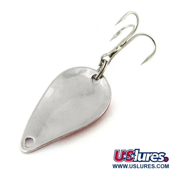 Acme K.O. Wobbler Lusikka, Puna-valko-nikkeli, 7g, USA, #13203