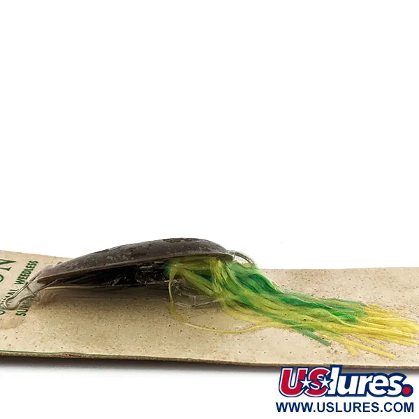 Hydro Lures Weedless Hydro Spoon, 11g Brown / Green / Yellow, Ruohikkolusikka #13571