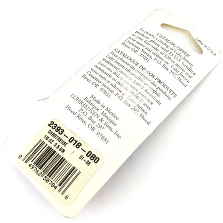 Luhr Jensen Hot Tail, 3,5g Keltainen / Nikkeli, lippauistin #13622