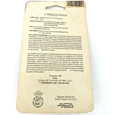 Rebel Arrowhead Vetouistin, Musta, 17 g, #24482