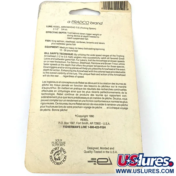 Rebel Arrowhead, 17g Musta, Vetolusikka #15144