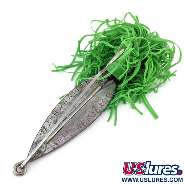 Fred Arbogast #3 Hawaiian, 16g, Puna-hopea, Ruohosuojattu lusikkauistin #15211