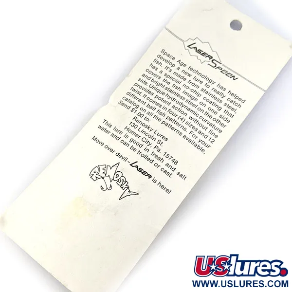 Renosky Laser Spoon, 7g, kulta/musta, lusikkauistin #20308