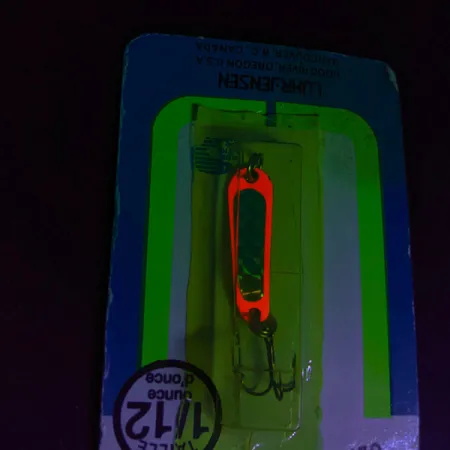 Luhr Jensen Hus-lure UV, 2,4 g, fluorioranssi lusikkauistin #16796