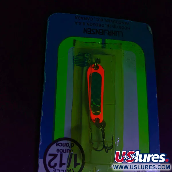 Luhr Jensen Hus-lure UV, 2,4 g, fluorioranssi lusikkauistin #16796