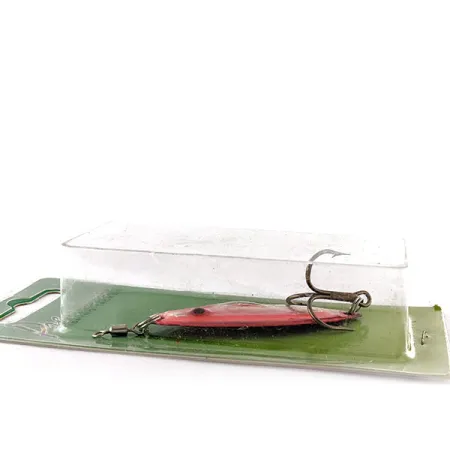 Wahoo Key Largo Swim'n Fin, 14g, puna-valkoinen pystypilkki #17074