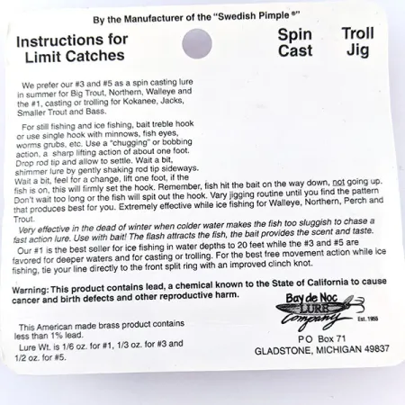 Bay de Noc Do-Jigger 3 UV, 9 g, lusikkauistin #17536